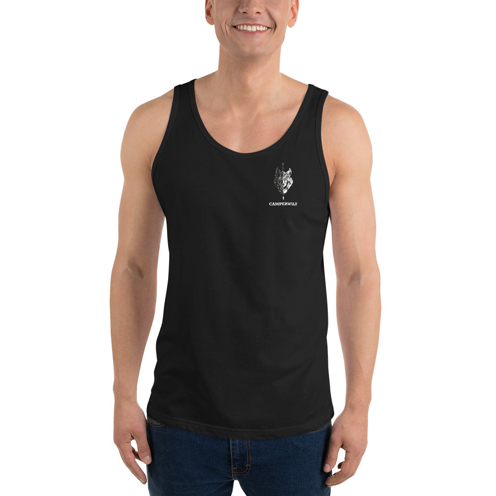 Camiseta de tirantes para hombre lobo