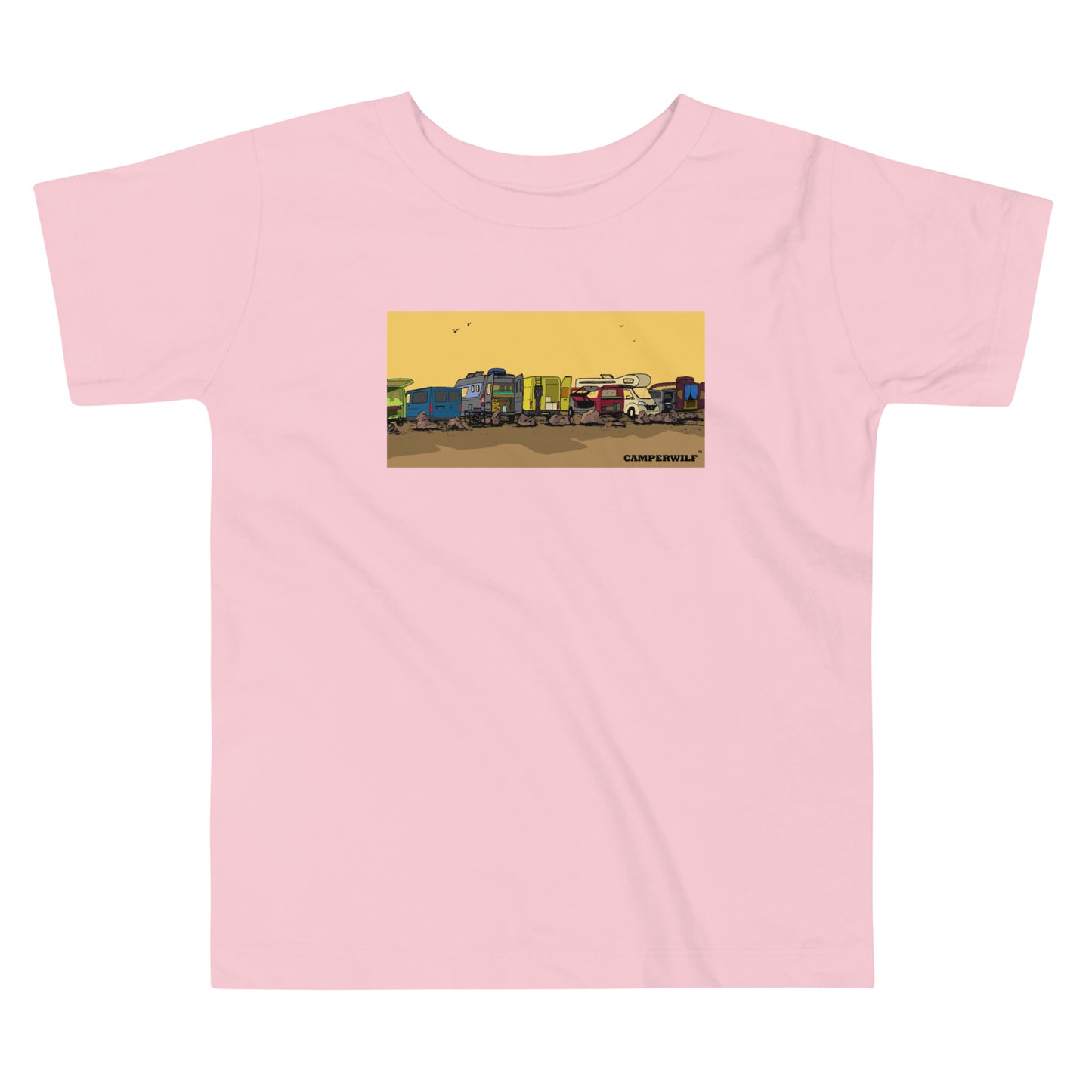 Camiseta niño 100% algodón Caravanas (3 Colores)