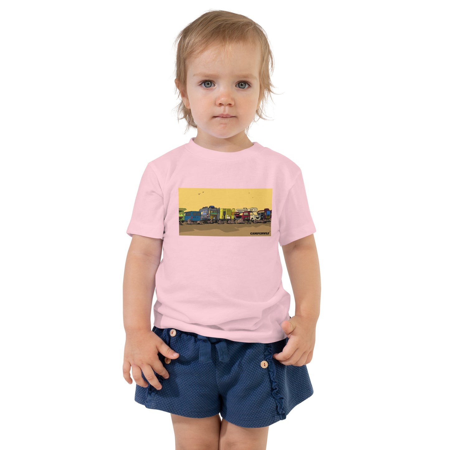 Camiseta niño 100% algodón Caravanas (3 Colores)