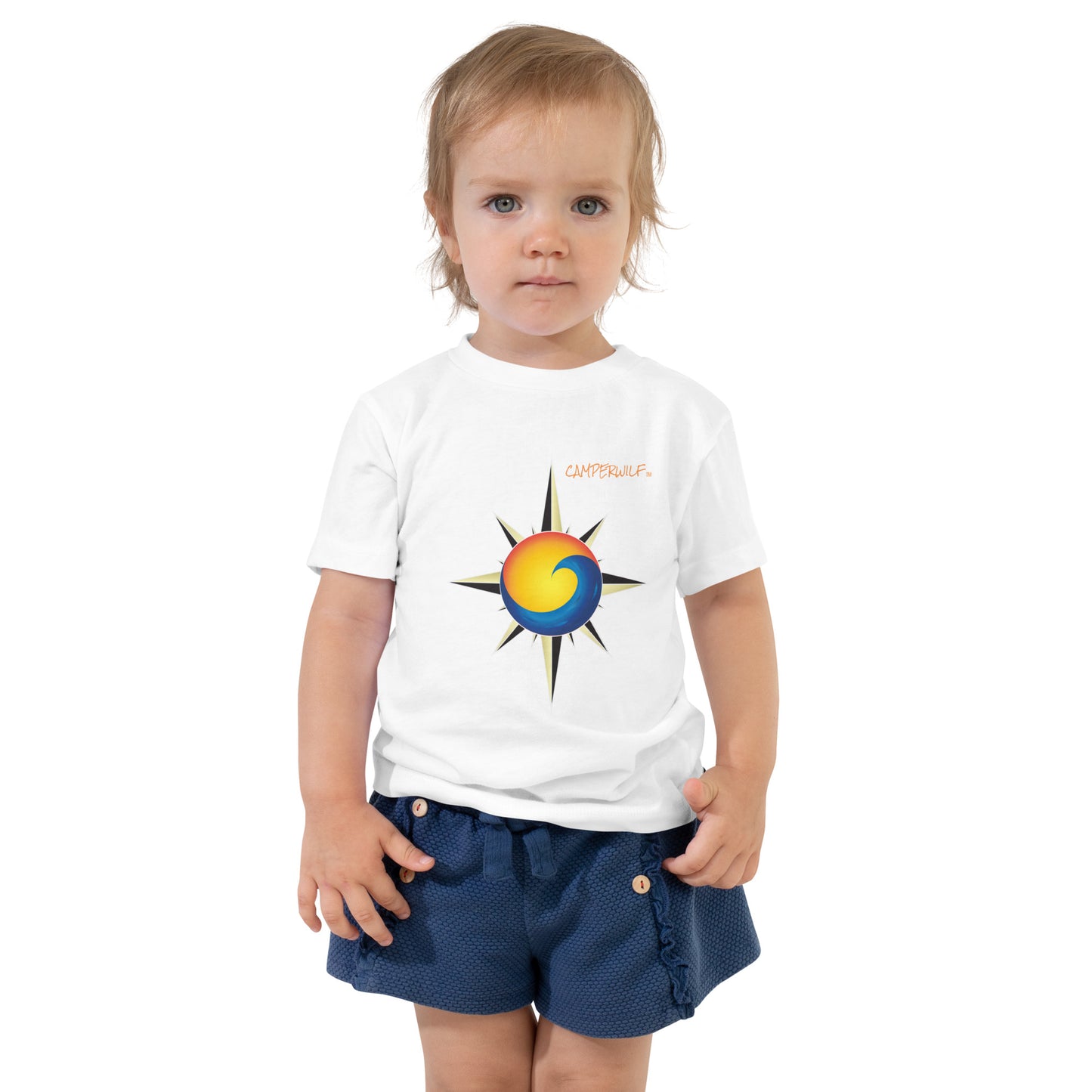 Camiseta niño Viento sol y mar 100% algodón. (3 colores)