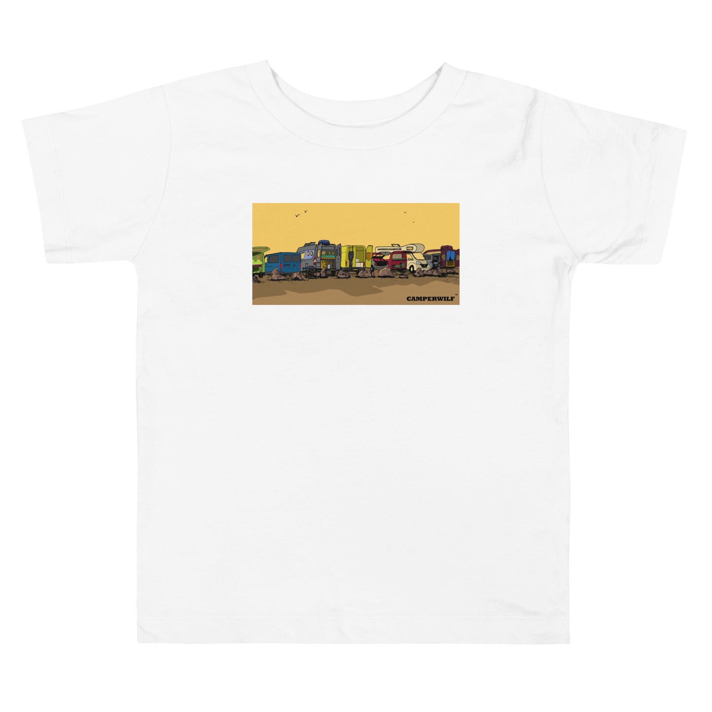 Camiseta niño 100% algodón Caravanas (3 Colores)