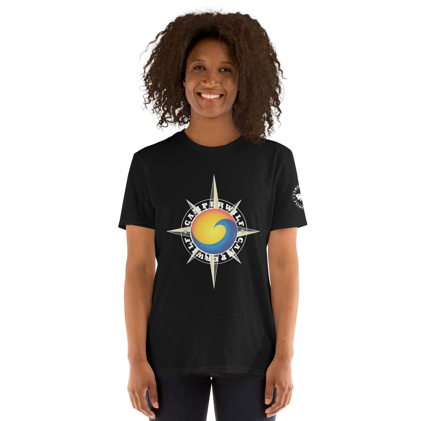 Camiseta Negra unisex Sol y Mar