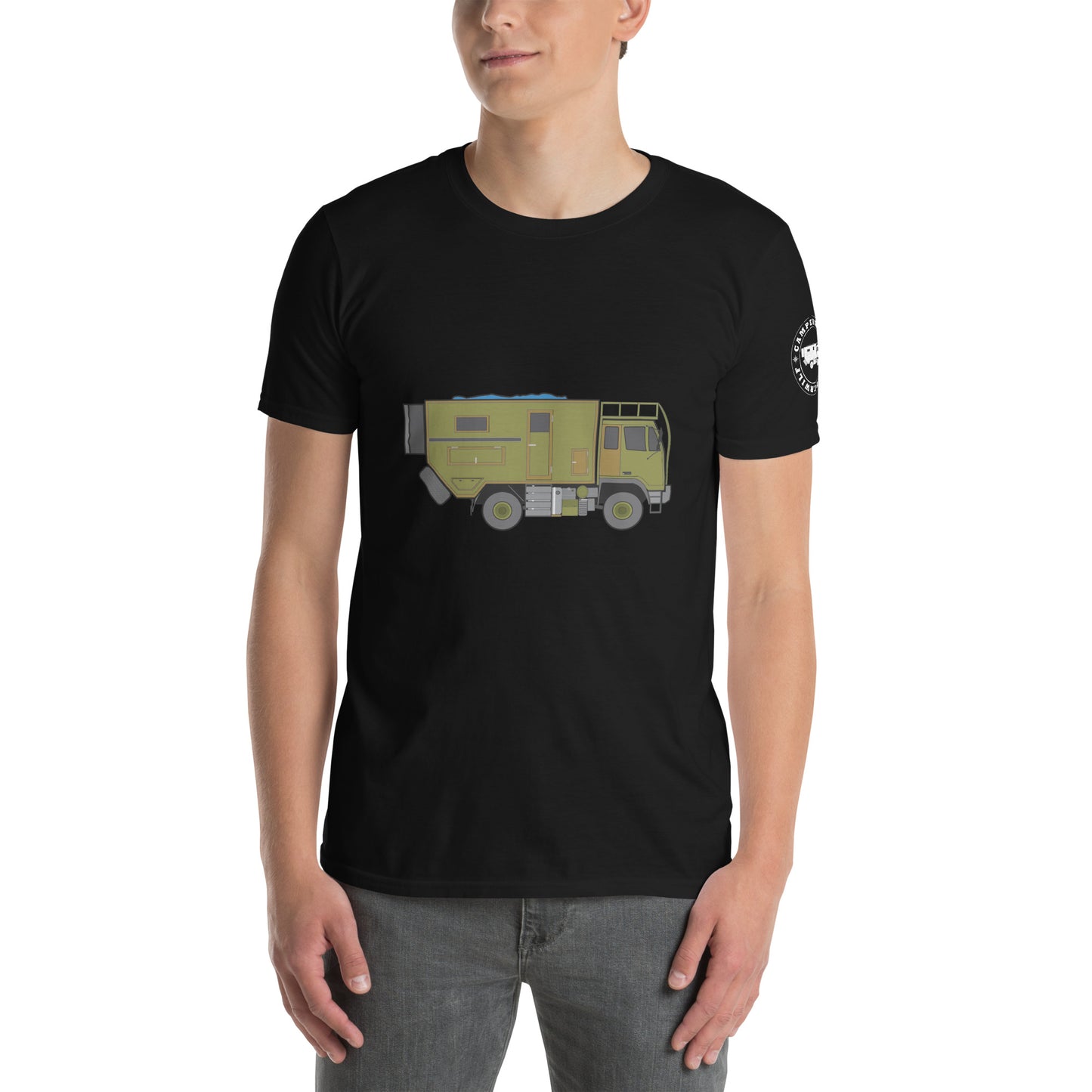 Camiseta Negra unisex Truck