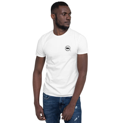 Camiseta Blanca hombre 100% algodón Lobo negro