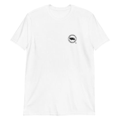 Camiseta Blanca hombre 100% algodón Flecha negra