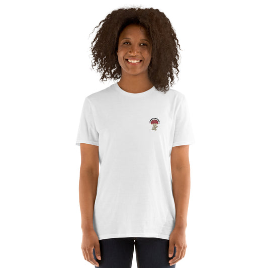 Camiseta Blanca mujer 100% algodón Setita Roja