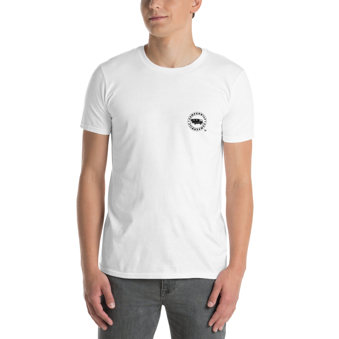 Camiseta Blanca hombre 100% algodón Espejo