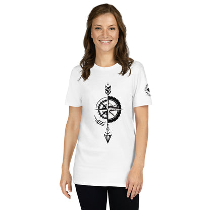 Camiseta Blanca unisex Flecha negra