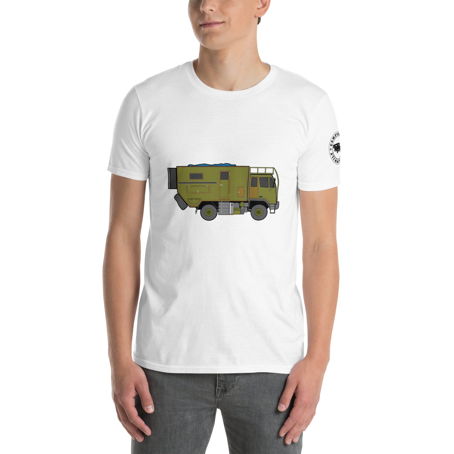 Camiseta Blanca unisex Truck