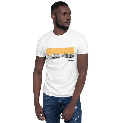 Camiseta Blanca unisex Caravana sin color