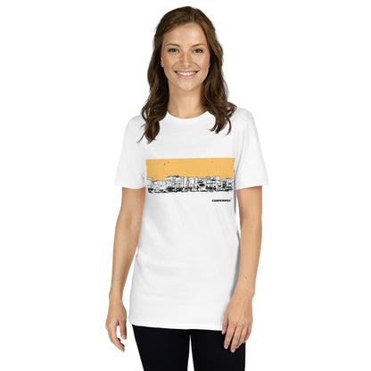 Camiseta Blanca unisex Caravana sin color