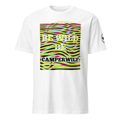 Camiseta Camperwilf® 100% algodón- Blanco, BE WILD