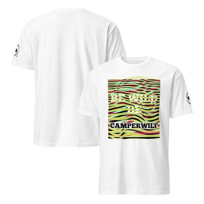 Camiseta Camperwilf® 100% algodón- Blanco, BE WILD