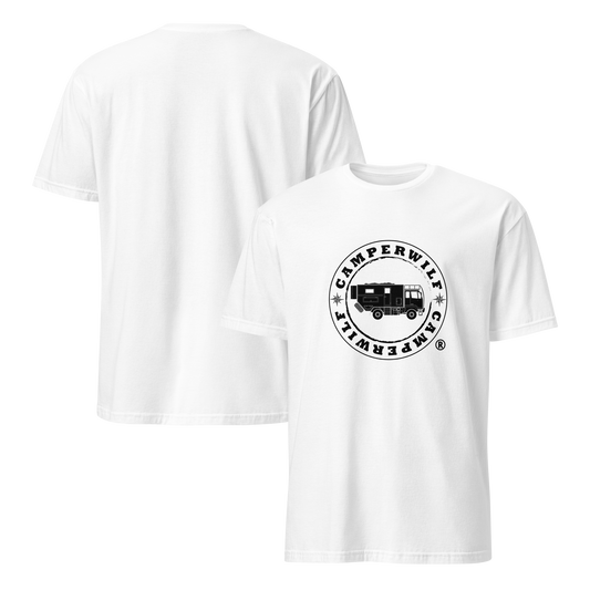 Camiseta Camperwilf® 100% algodón- Blanco, Logo