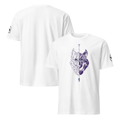Camiseta Camperwilf® 100% algodón- Blanco, Lobo lila