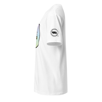 Camiseta Camperwilf® 100% algodón- Blanco, Espejismo