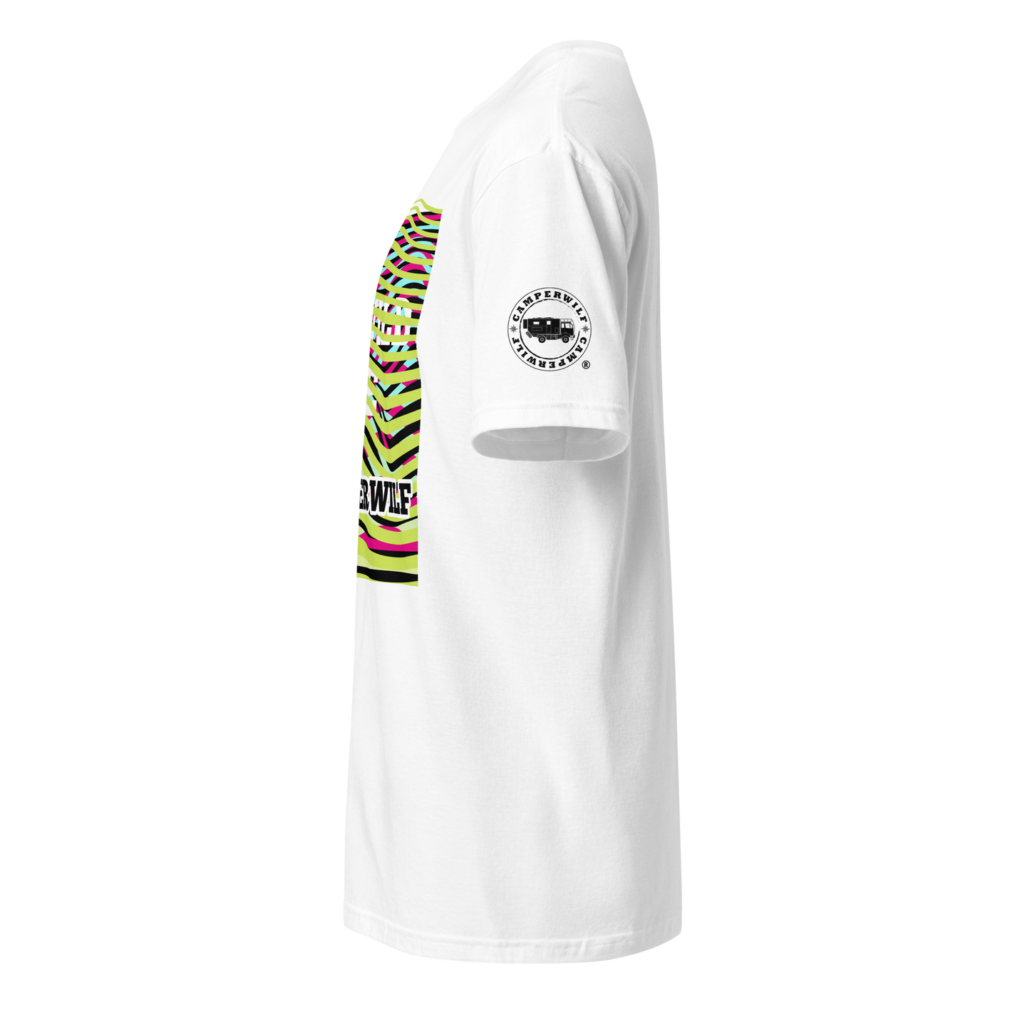 Camiseta Camperwilf® 100% algodón- Blanco, BE WILD