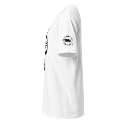 Camiseta Camperwilf® 100% algodón- Blanco, Flecha Negra