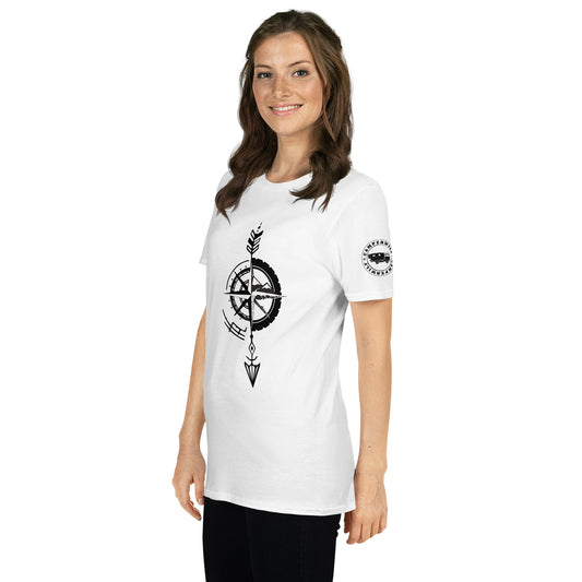 Camiseta Blanca unisex Flecha negra