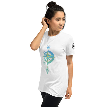 Camiseta Blanca unisex Flecha Vermilla