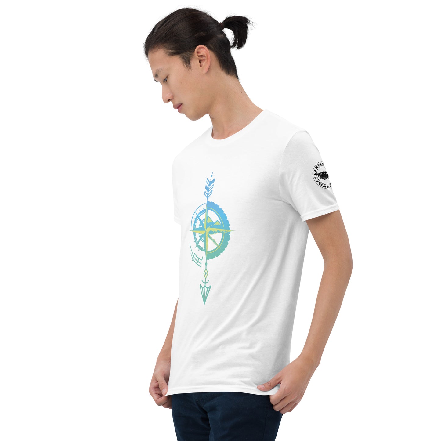 Camiseta Blanca unisex Flecha Vermilla