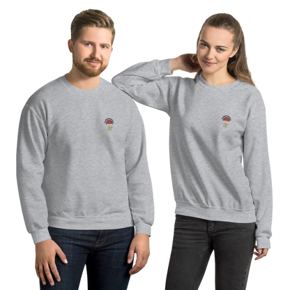 Sudadera Camperwilf® – Setita Roja Unisex (Color Gris Deportivo)