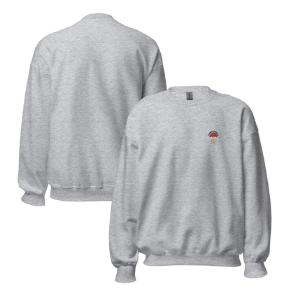 Sudadera Camperwilf® – Setita Roja Unisex (Color Gris Deportivo)