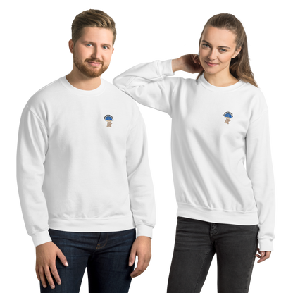 Sudadera Camperwilf® – Setita Azul Unisex (Color Blanco)