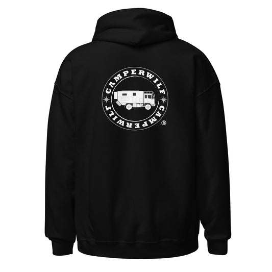 Sudadera Camperwilf® – Negra con Capucha