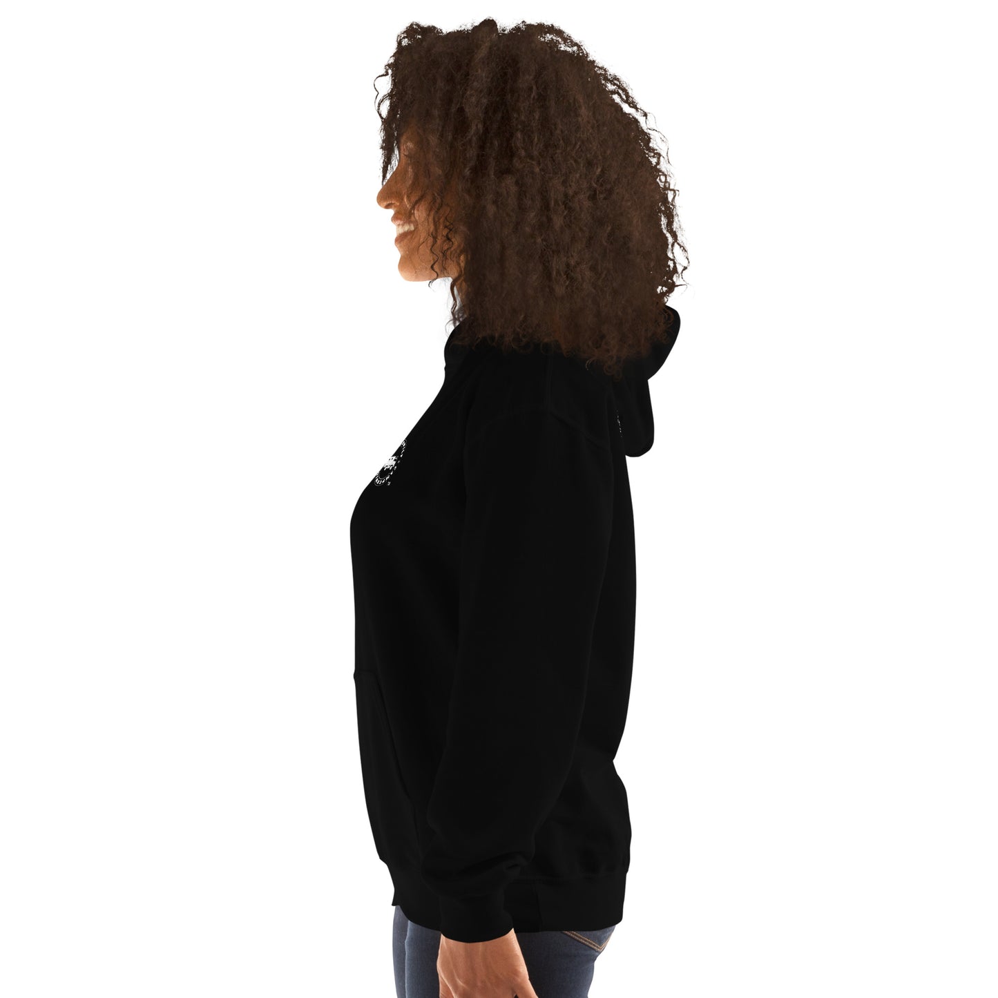 Sudadera con capucha para mujer Logo blanco