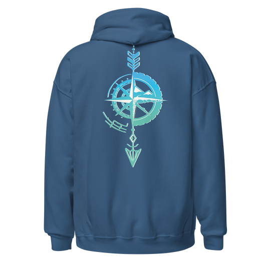 Sudadera Camperwilf® – Flecha Azul (Color Azul Añil)