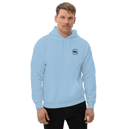 Sudadera con capucha para hombre flecha blanca