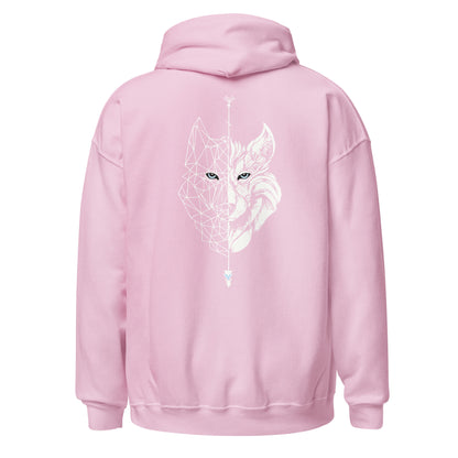 Sudadera con capucha para mujer Lobo Blanco