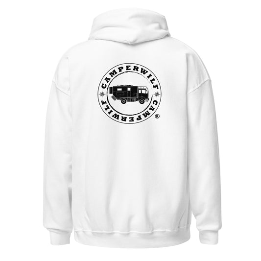 Sudadera Camperwilf® – Blanca con Capucha