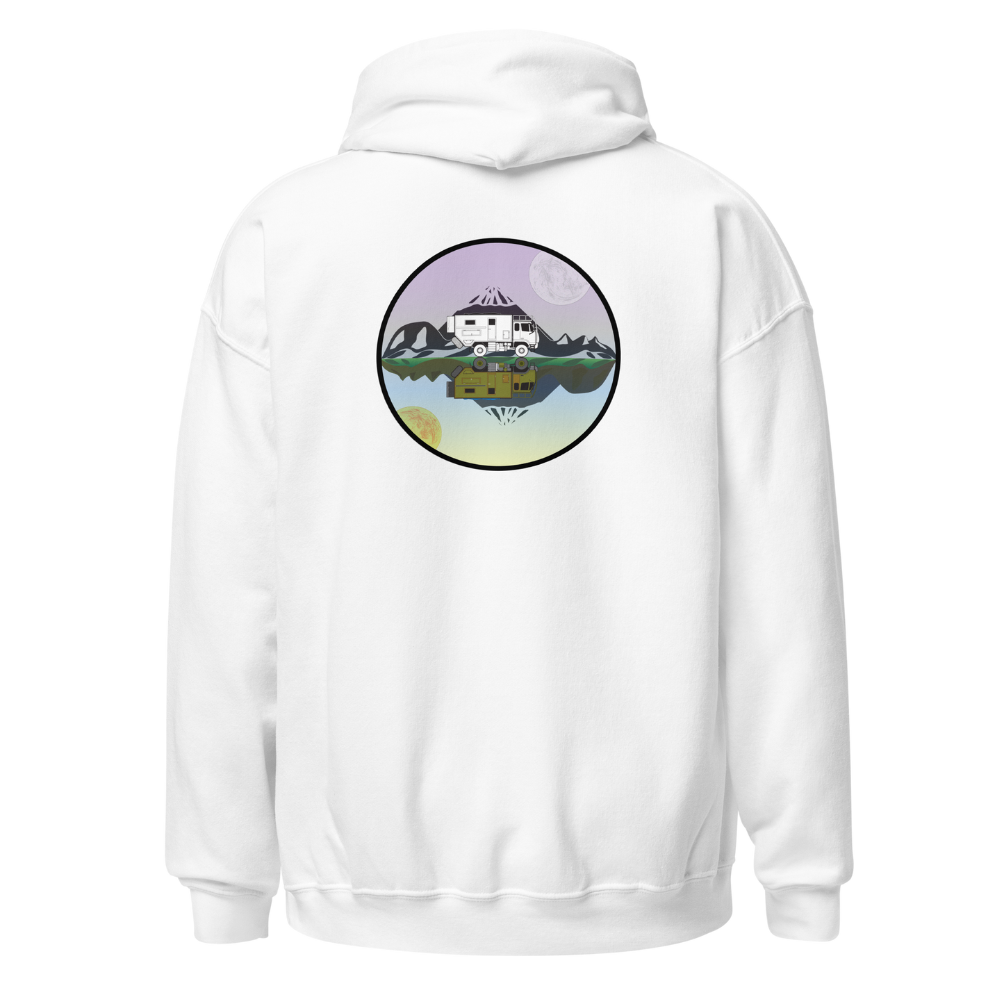 Sudadera Camperwilf® – Espejo (Color Blanco)