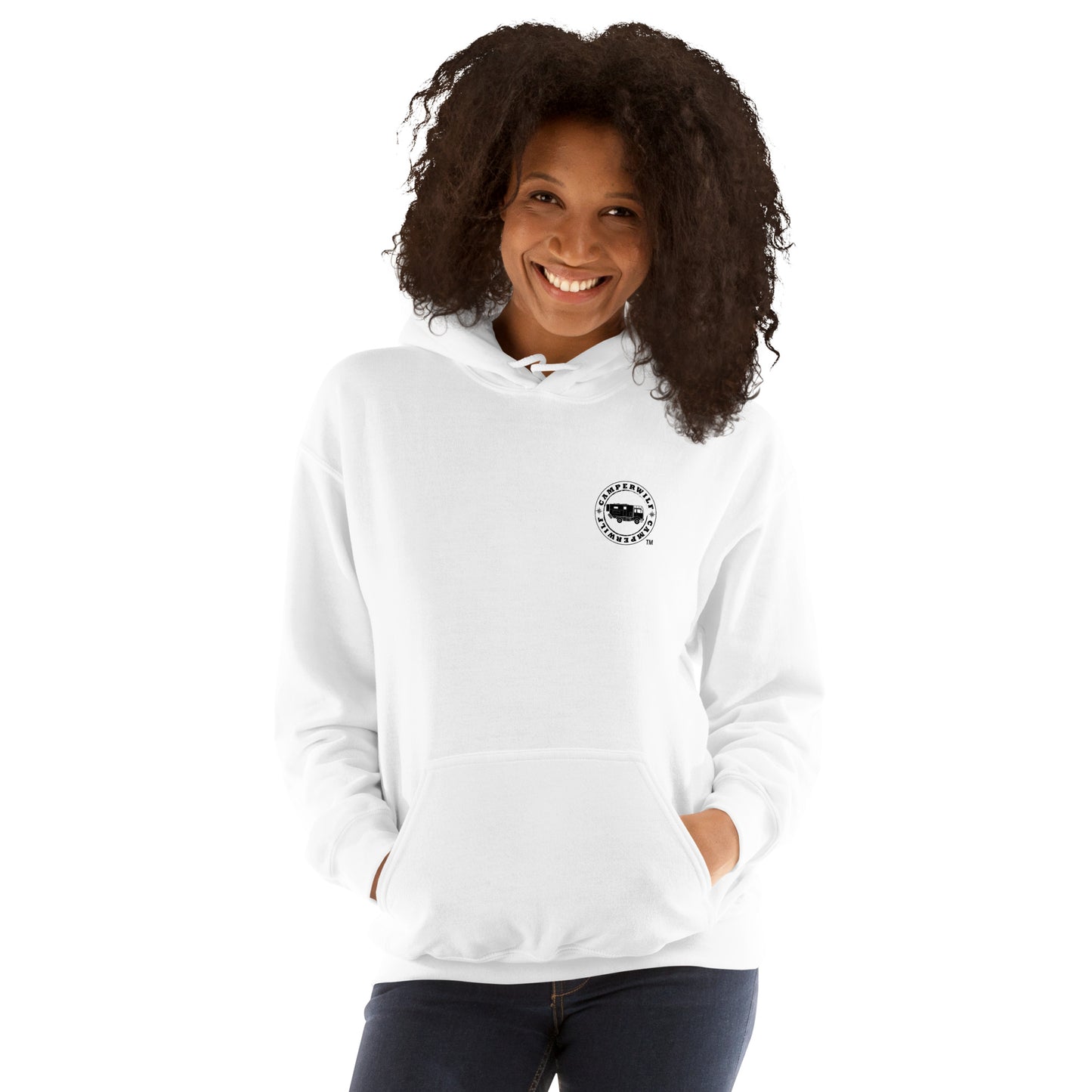 Sudadera con capucha para mujer flecha, Color Blanco