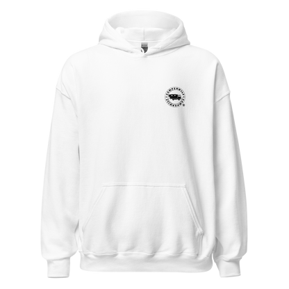 Sudadera Camperwilf® – Blanca con Logo Grande