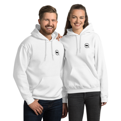 Sudadera Camperwilf® – Lobo Negro (Color Blanco)