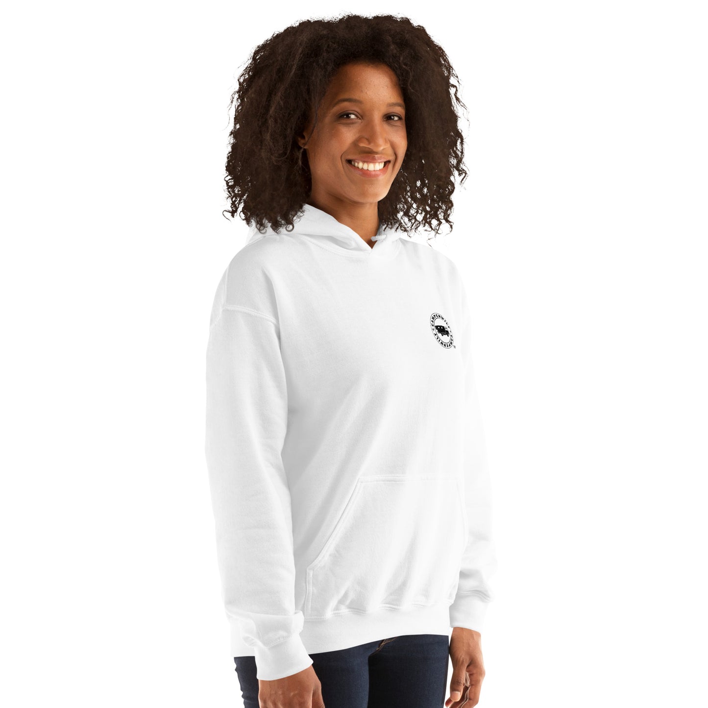 Sudadera con capucha para mujer flecha, Color Blanco