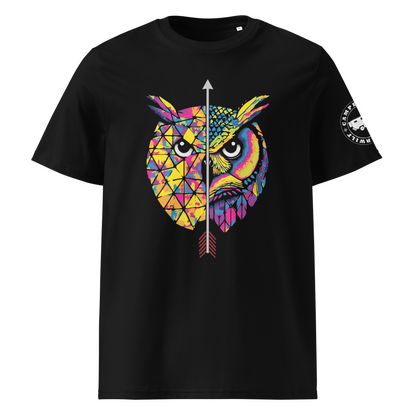 Camiseta Camperwilf® – Búho (Color Negro)