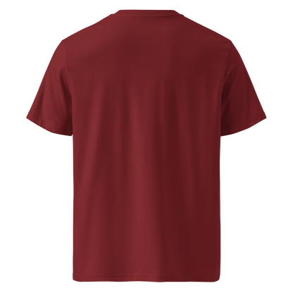 Camiseta Camperwilf® – Setita Naranja (Color Burdeos)