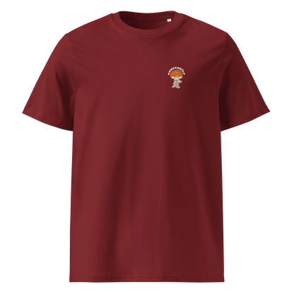 Camiseta Camperwilf® – Setita Naranja (Color Burdeos)