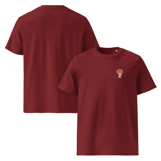 Camiseta Camperwilf® – Setita Naranja (Color Burdeos)