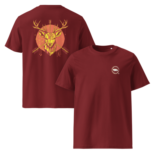 Camiseta Ciervo Camperwilf® – Burdeos