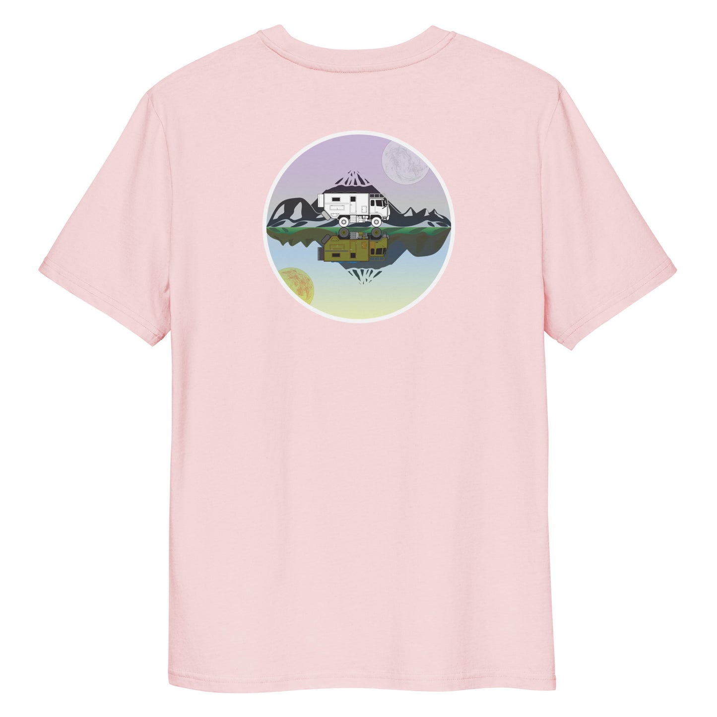 Camiseta Rosa mujer algodón orgánico Espejo