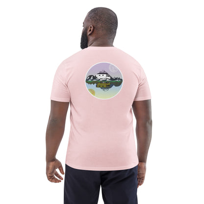 Camiseta Rosa hombre algodón orgánico Espejo