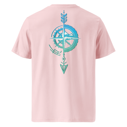 Camiseta Camperwilf® – Flecha Azul (Color Rosa)