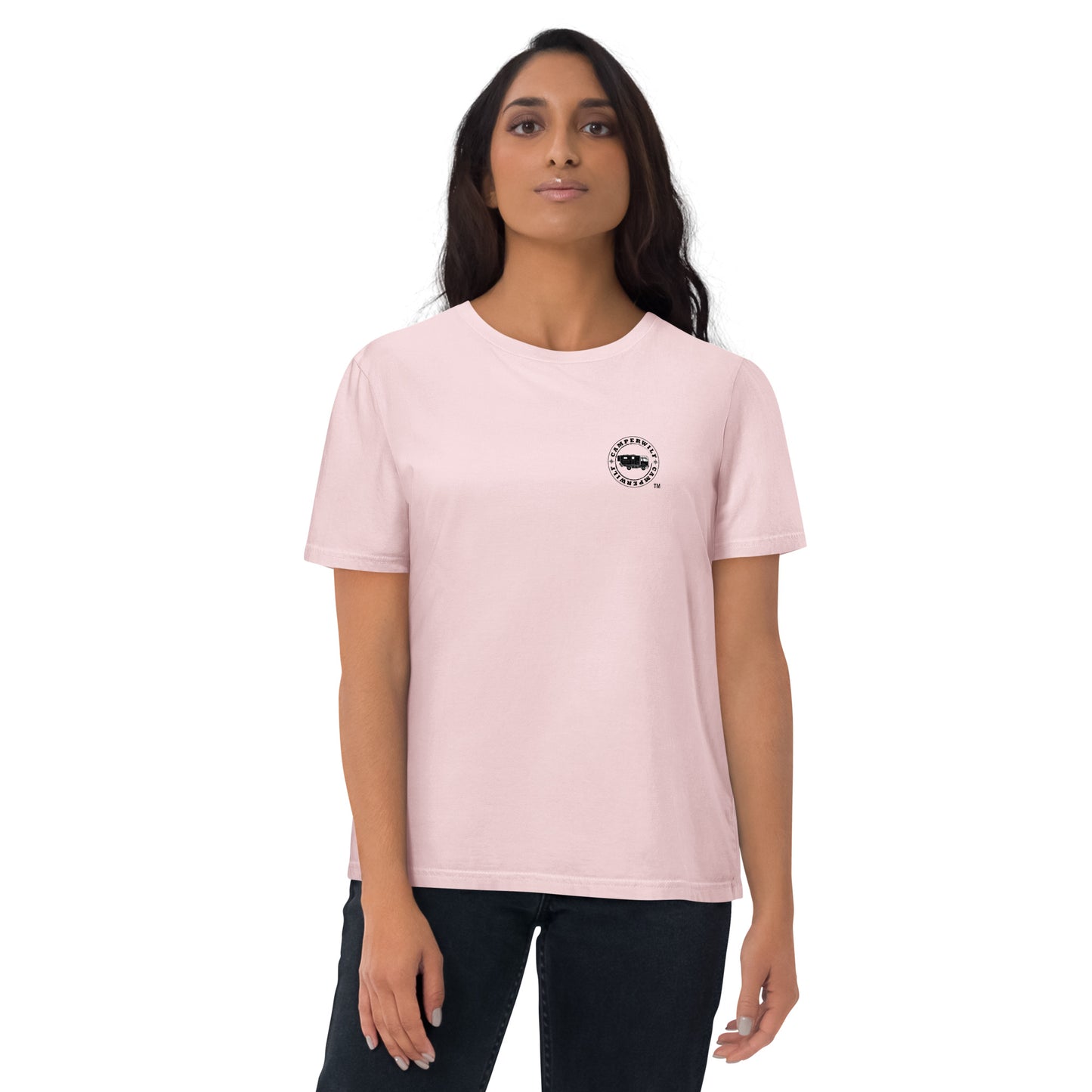 Camiseta Rosa mujer algodón orgánico Espejo