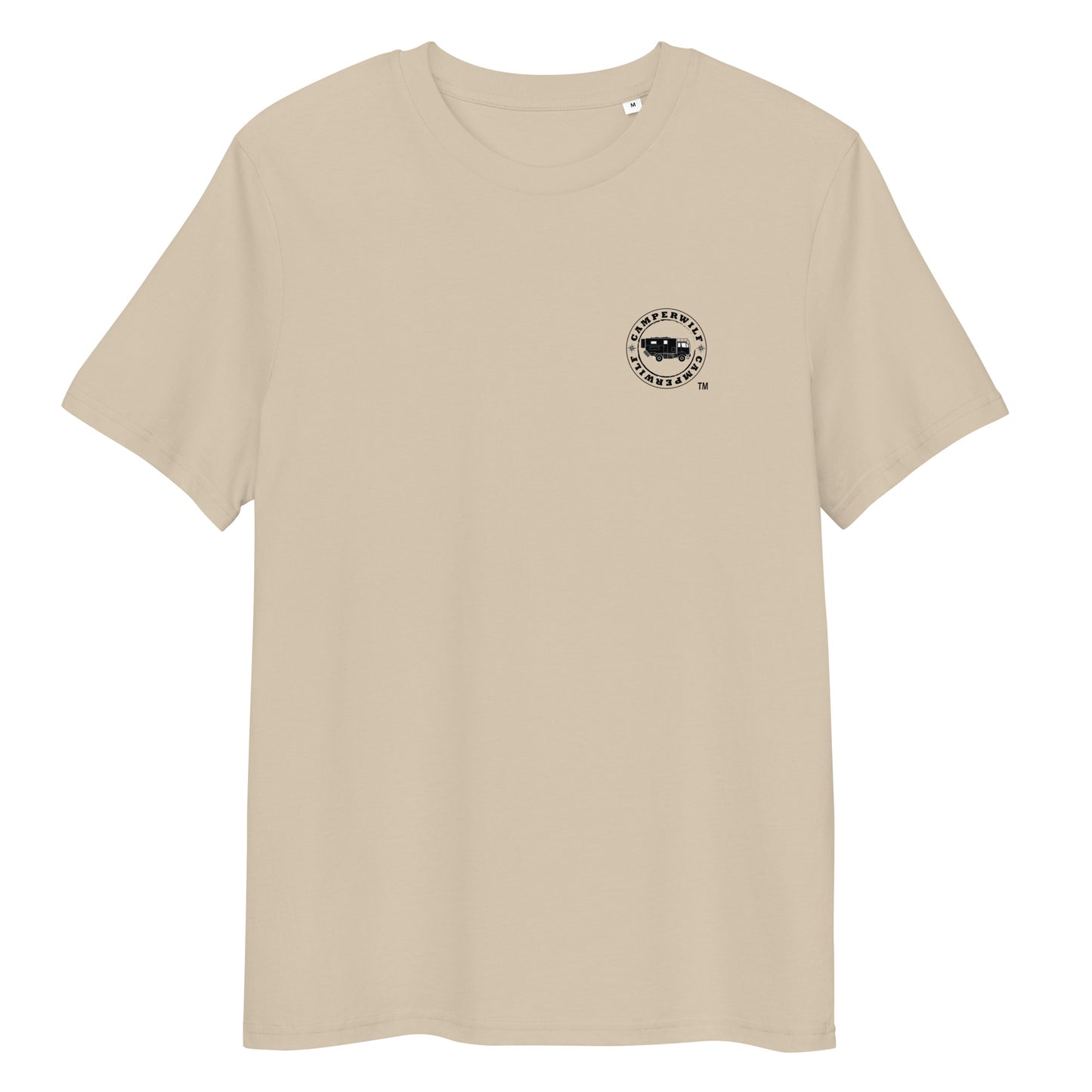 Camiseta Beige mujer algodón orgánico Espejo