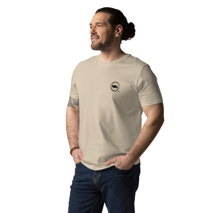 Camiseta Beige hombre algodón orgánico Espejo